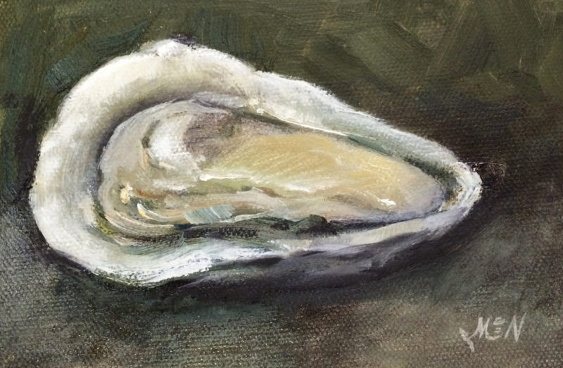 Oyster painting by Michel McNinch