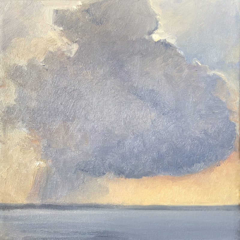 "Spring Showers," 10x10, oil, $400, Michel McNinch, Lake Murray, SC