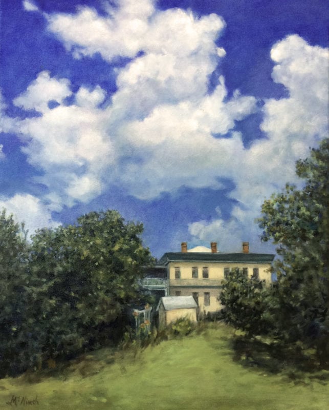 "Duff Green Mansion," oil, 18x24, Rawls Collection, Michel McNinch, Artist