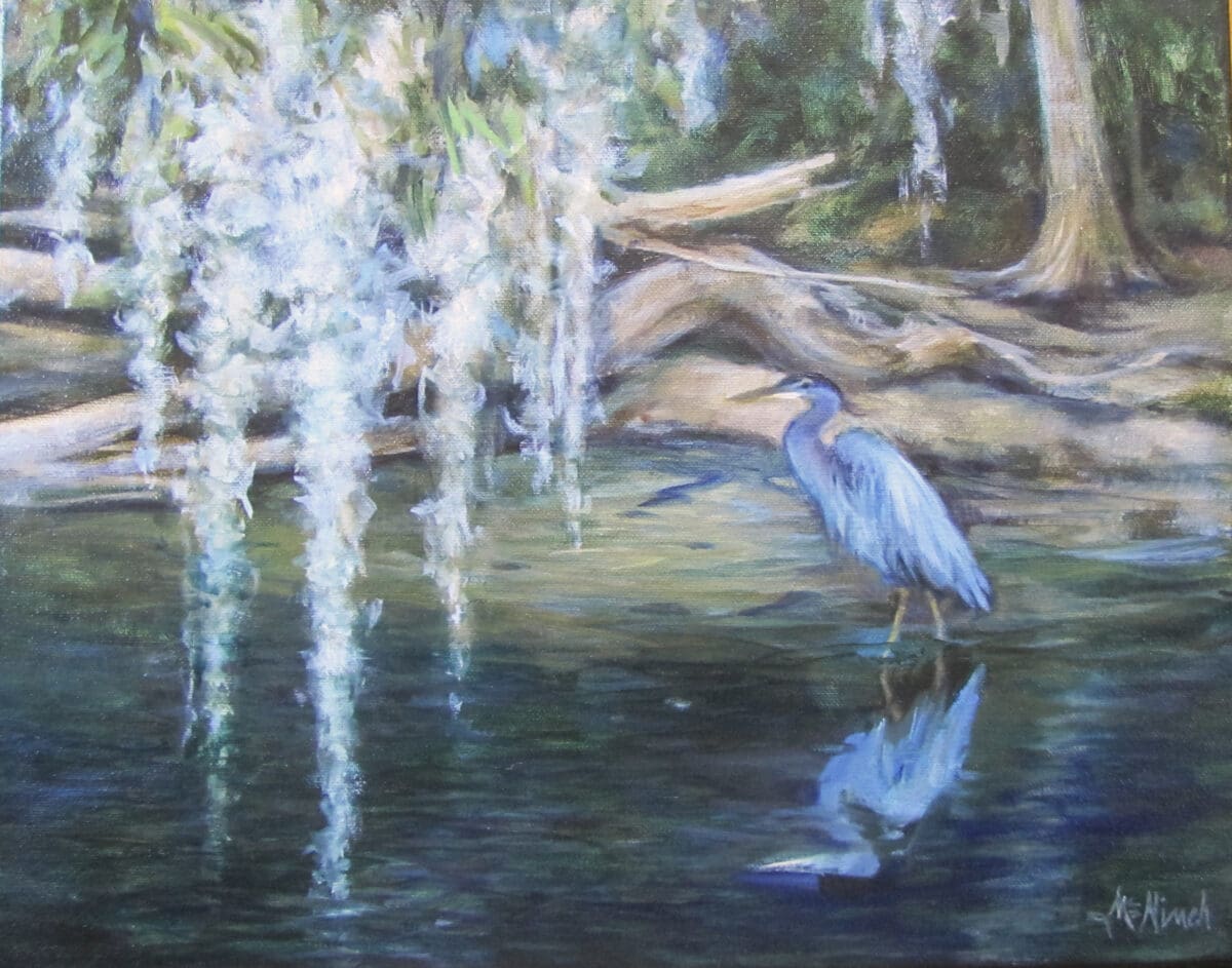 Santee State Park Welcome, oil, 11x14

The great blue heron was at my cabin more than I was.  He seemed to bid me welcome each time I returned.  Really, it was probably the excellent fishing for him in this dense, lush shoreline.  


#comeoutandpaint #stormwaterstudios #michelmcninch  #coastalliving   #naturelovers  #landscapelovers  #inspiration #artlovers #santee #santeestatepark #beanartist #artlovers #DonnellyFederalWildlifereserve #SCDNR #campinglife
